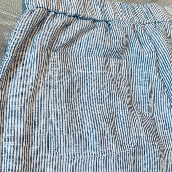 Quince Pinstripe Cropped Pants - Picture 9 of 10